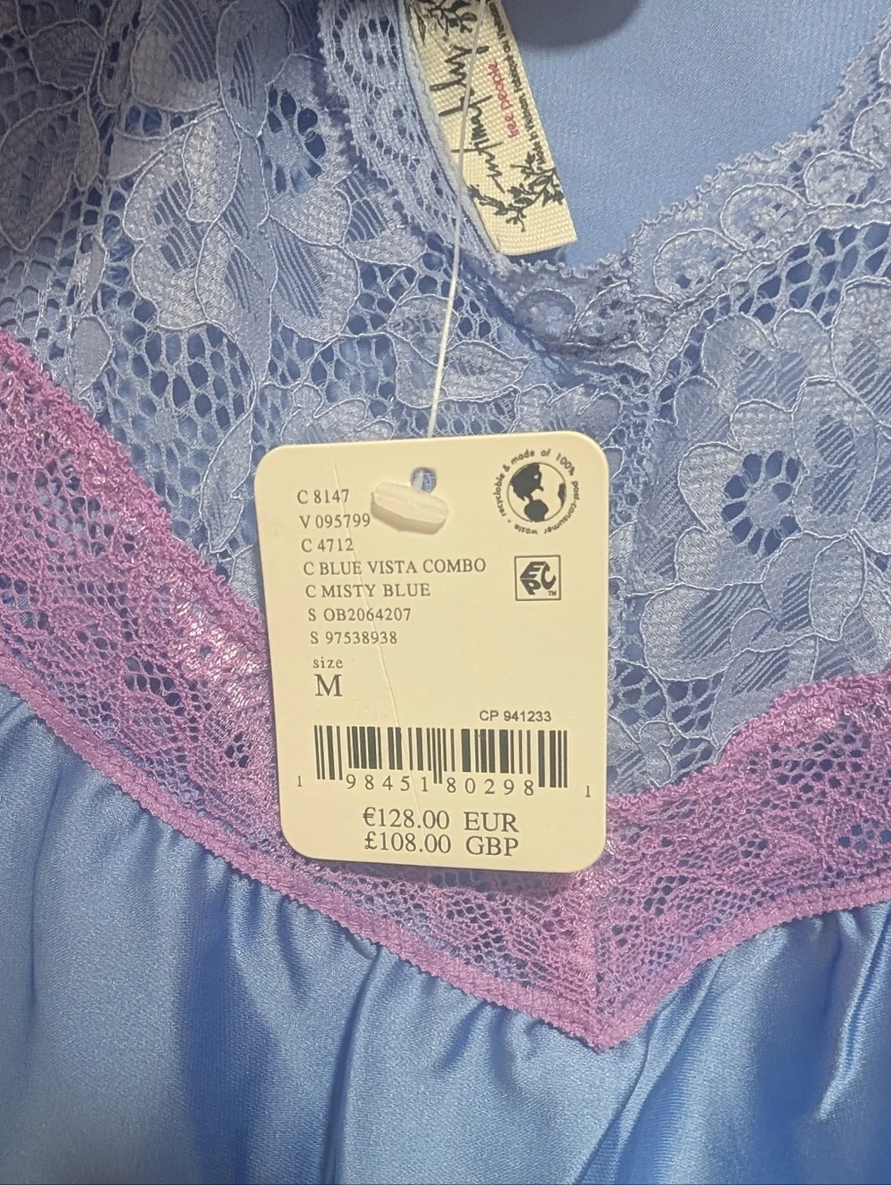 Free People | Just Dreamy Maxi Slip In Blue Vista Combo - Picture 4 of 12